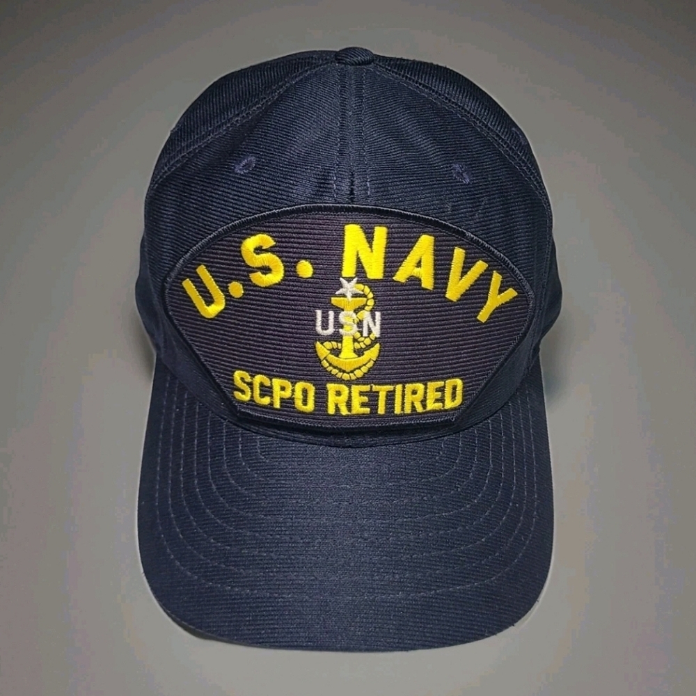 United States Navy SPCO Retired Vietnam Vet Veteran Hat Made In USA Vintage